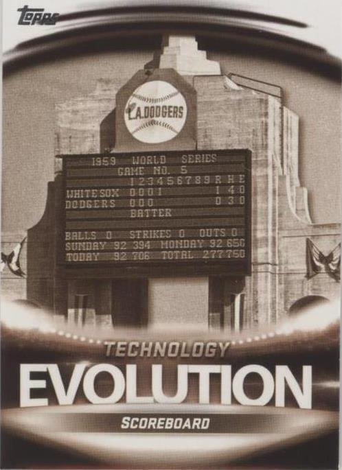 2019 Topps - Evolution Of: Technology Jumbotron, Scoreboard #ET-2 for ...