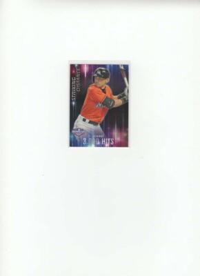 2016 topps opening day Ichiro #SD-1 subset Striking Distance Miami Marlins