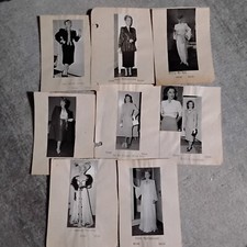 Lote de 9 Pruebas de Disfraz Originales Stanwyck Lucille Ball Astor Williams DeHaven Fotos