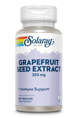 Grapefruit Seed Extract 250mg - 60 caps - Solaray - A first line of defense