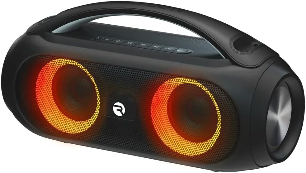 Raycon RBS953-22E-BLA The Power BoomBox Bluetooth Portable
