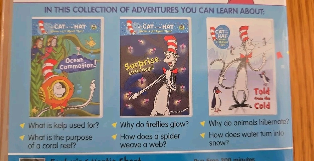 The Cat In The Hat Knows A Lot About That -3 DVD Pack! Box Set PBS