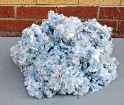 COLOURED RECYCLED FIRM FIBRE FILLING For Soft Toy Stuffing