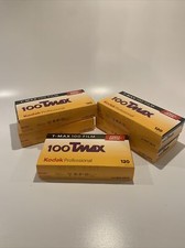 Kodak T-MAX 100 Film Professional 120 Format - 1 Box Of 5 Rolls Expired