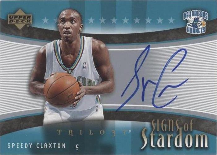 2005-06 Upper Deck Trilogy - Speedy Claxton #SS-SP - 1 of 2