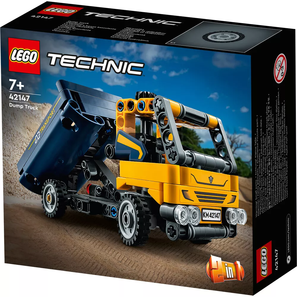 LEGO Technic Dump Truck 177 Piece Construction Set 42147 Ages 7+ NEW for  2023