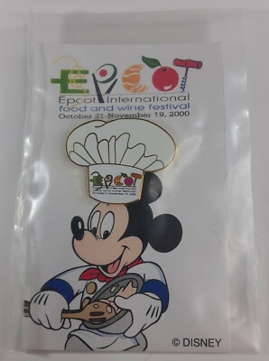 Epcot International Food and Wine Festival 2000 Chef Hat LE Disney Pin 2830
