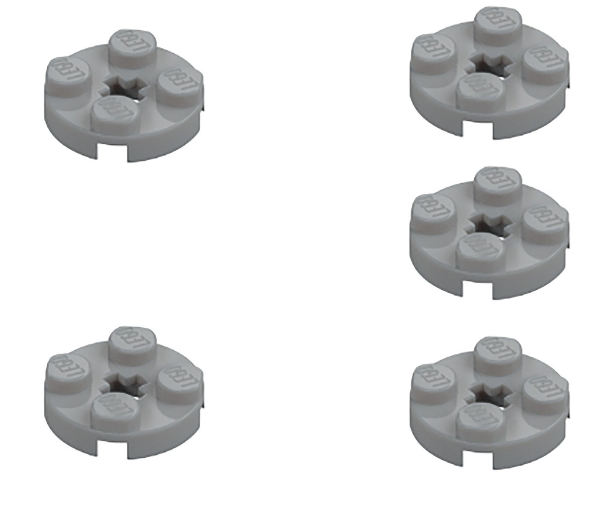 LEGO 2x2 Dot Light Grey Round Plate B115 for sale online