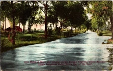 Imperial Valley California Ranches Irrigation Canal Landscape view Van Ornum