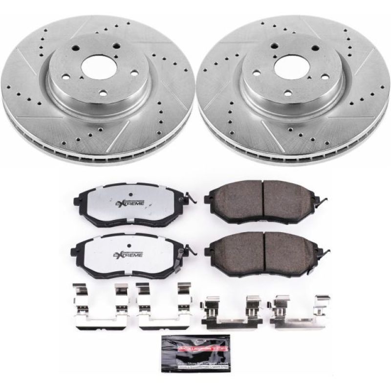 PowerStop K4603-26 Z26 Street Warrior Brake Kit for 15–21