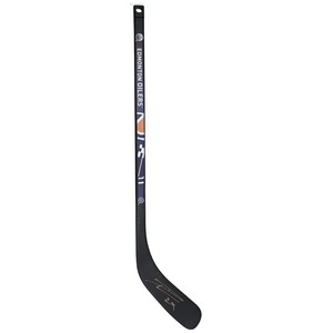 LEON DRAISAITL Autographed Edmonton Oilers Mini Composite Hockey Stick