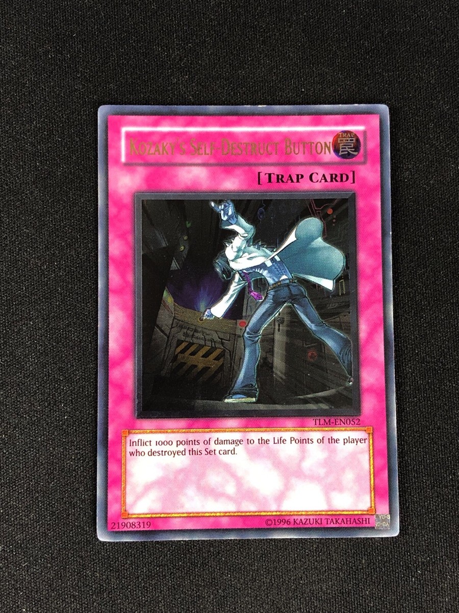 YUGIOH KOZAKY'S SELF DESTRUCT BUTTON TLM-EN052 ULTIMATE HP/CREASES