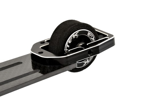 Exotek Pro Carbon 13.5" Single Wheel Wheelie Bar For Traxxas Drag Slash 2135 - Picture 4 of 5
