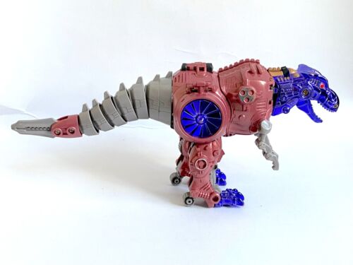 1997 Vintage Transformers Beast Wars Megatron Complete Transmetals Purple *READ* - Picture 2 of 15