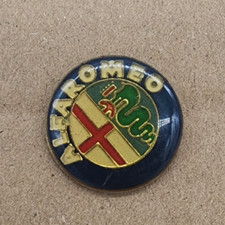 Vintage Alfa-Romeo Hard Enamel Lapel Pin(APB1)(aah)
