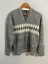 Womens Vintage Jumper Large Wool Blend Robert Bruce 80  s Sweater