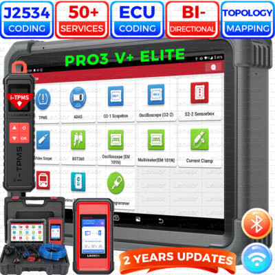 LAUNCH X431 PRO3S V+ 5.0 ELITE PRO5 Car Diagnostic Tool J2534 Programming Coding