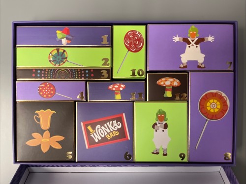Willy Wonka x Revolution Limited 12 Day Advent Calendar New In Box - Picture 2 of 4