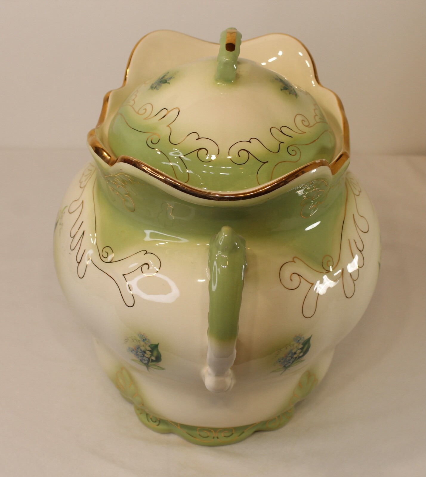 Vintage Imperial Pottery Joplin Missouri Lidded Vase Canister Large