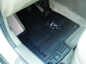 sportage mats floor kia 4pc oem rubber weather