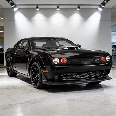 Dodge Challenger Hellcat Redeye 1:18 Modellauto Metall Licht Sound