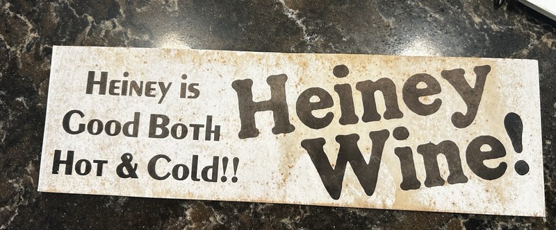 Vintage Heiney Wine Bumper Stickers