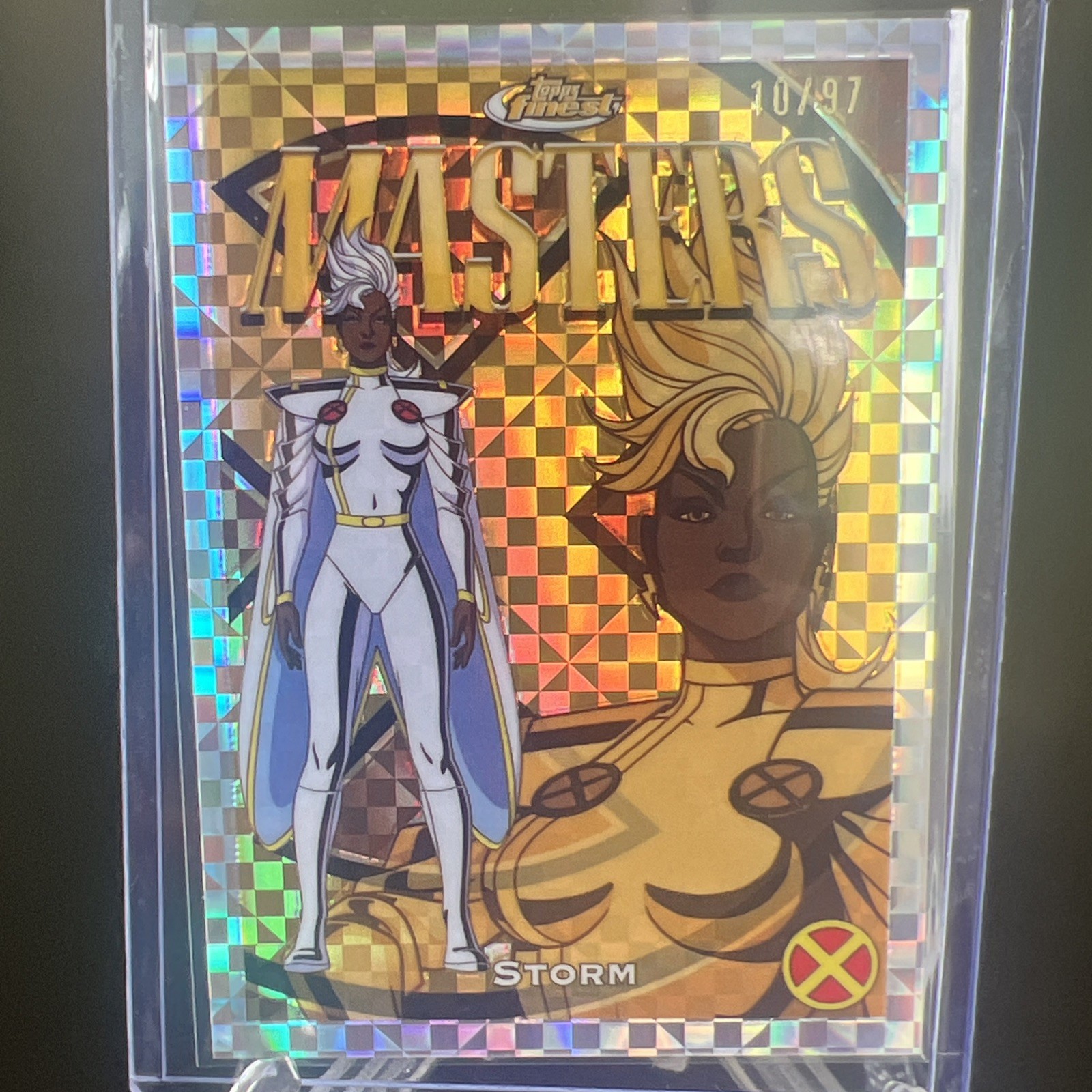 2024 topps finest x-men 97 Storm #85 Masters M19 /97