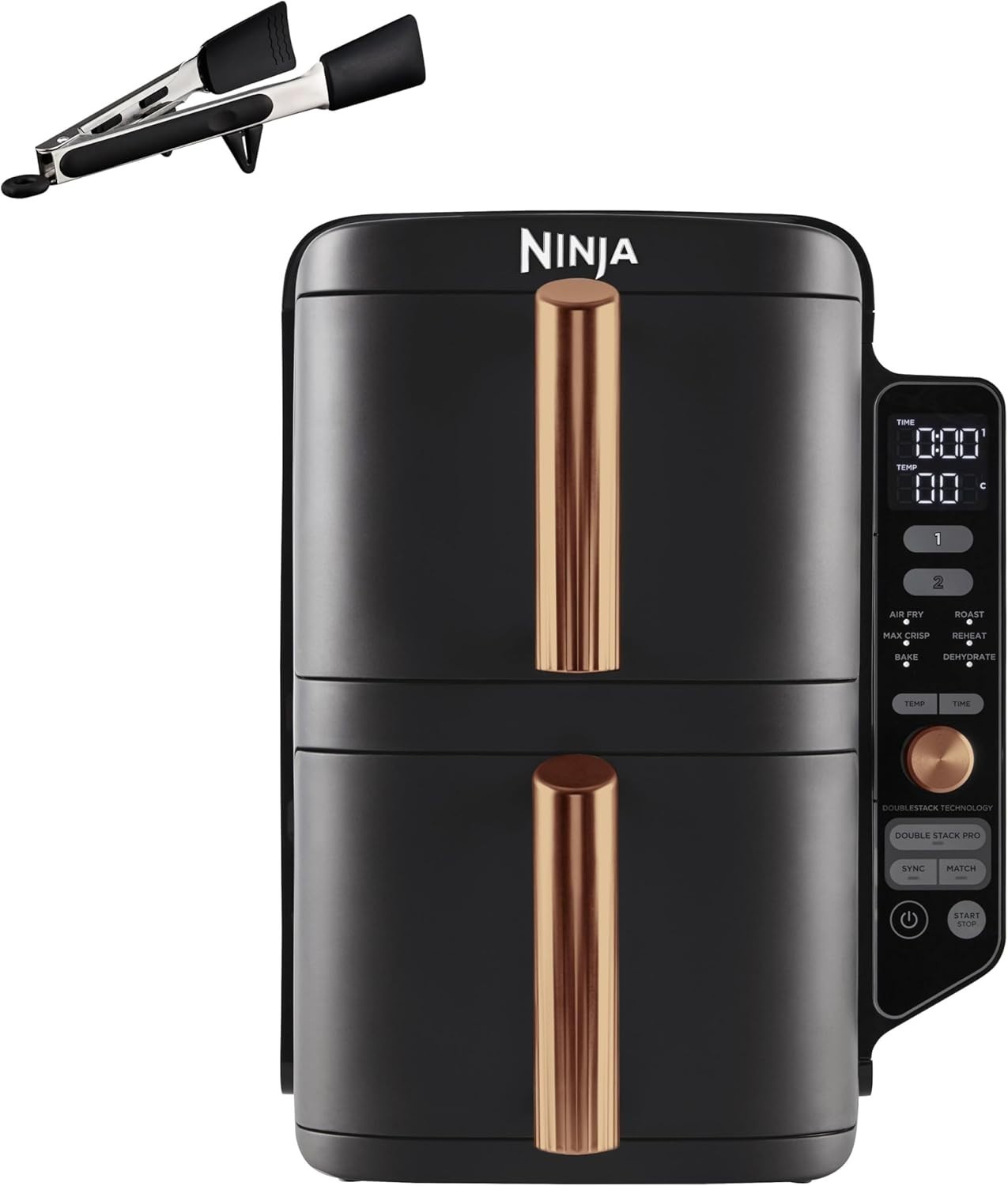 Ninja Double Stack XL Heißluftfritteuse 9,5L – 2 Schubladen