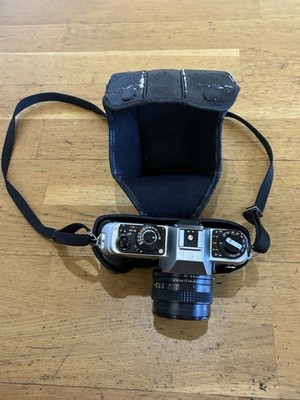 Konica FT-1 Motor Film Camera w/ Hexanon AR 50mm f1.8 Lens - Japan - Untested