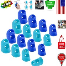 Flexible Silicone Fingertips - 16 Pcs with Anti-Slip Design for All Activities
