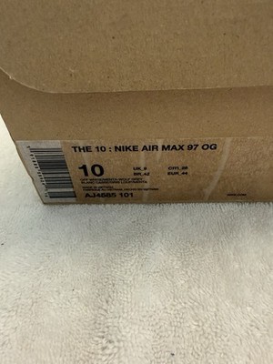 Size 10 - Off-White x Nike Air Max 97 Menta