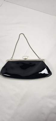 Valerie Stevens Black Clutch Evening Bag