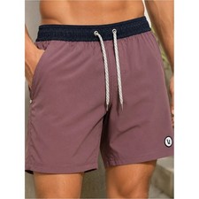Vuori Men's Kore Shorts Mauve Hybrid Athletic Swim Size Small