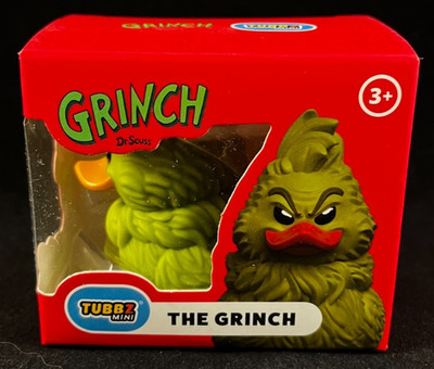 Mini Tubbz - The Grinch - Rubber Duck - Approx 2'' High - Red Box