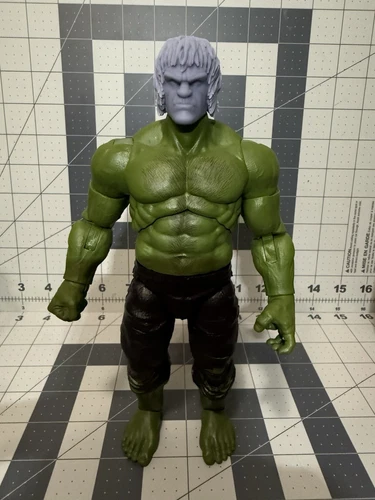 Impreso en 3D - 1/12 Ferrigno NORMAL Hulk Cabeza Escultura Marvel Legends Escala