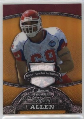 2008 Bowman Sterling Gold Refractor /25 Jared Allen #96 0e6p