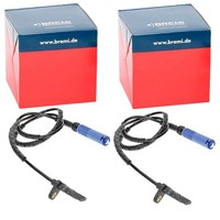 2X Bremi ABS-SENSOREN Hinten Passend FÜR BMW 3 Links+Rechts | 51512