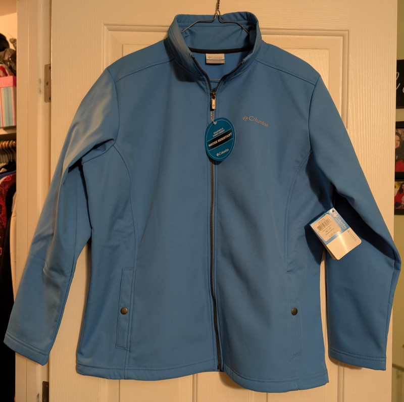 Columbia Women's 1X Seize the Way Softshell Jacket NWT Water Resistant