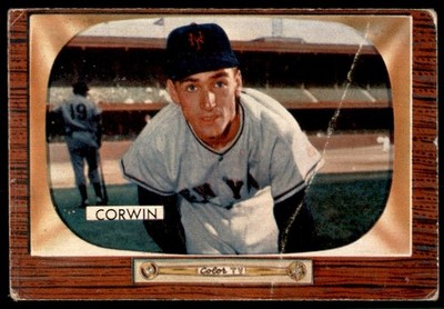 1955 Bowman Al Corwin New York Giants #122 VG (Crease)