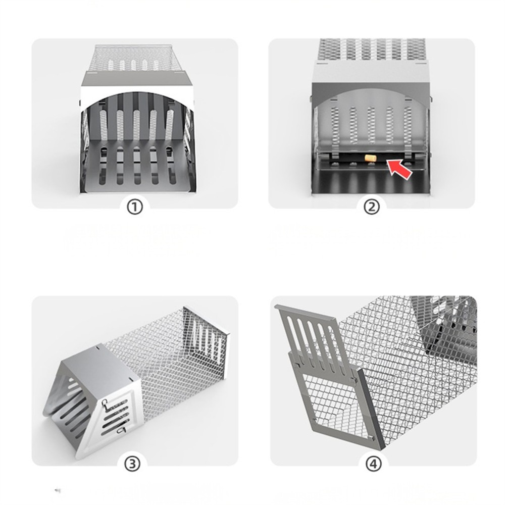 Mouse Trap Automatic Continuous Rat Trap Cage Mice Catch Cag Rodent Trap