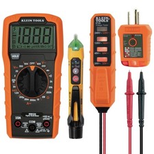 Klein Tools MM320KIT 600V 10A 2 Ohms Digital ...