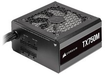 CORSAIR TX750M 750 Watt 80 PLUS Gold Semi Modular ATX Power Supply - PSU Only