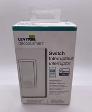 Leviton Decora Smart Z-Wave Plus v3 Smart Switch, 800  (ZW15S-R02-1RW)