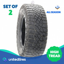 Set Of 2 Used Lt 30570r18 Goodyear Wrangler Territory Mt 126123r - 832 Set Of 2 Used Lt 30570r18 Goodyear Wrangler Territory Mt 126123r - 832