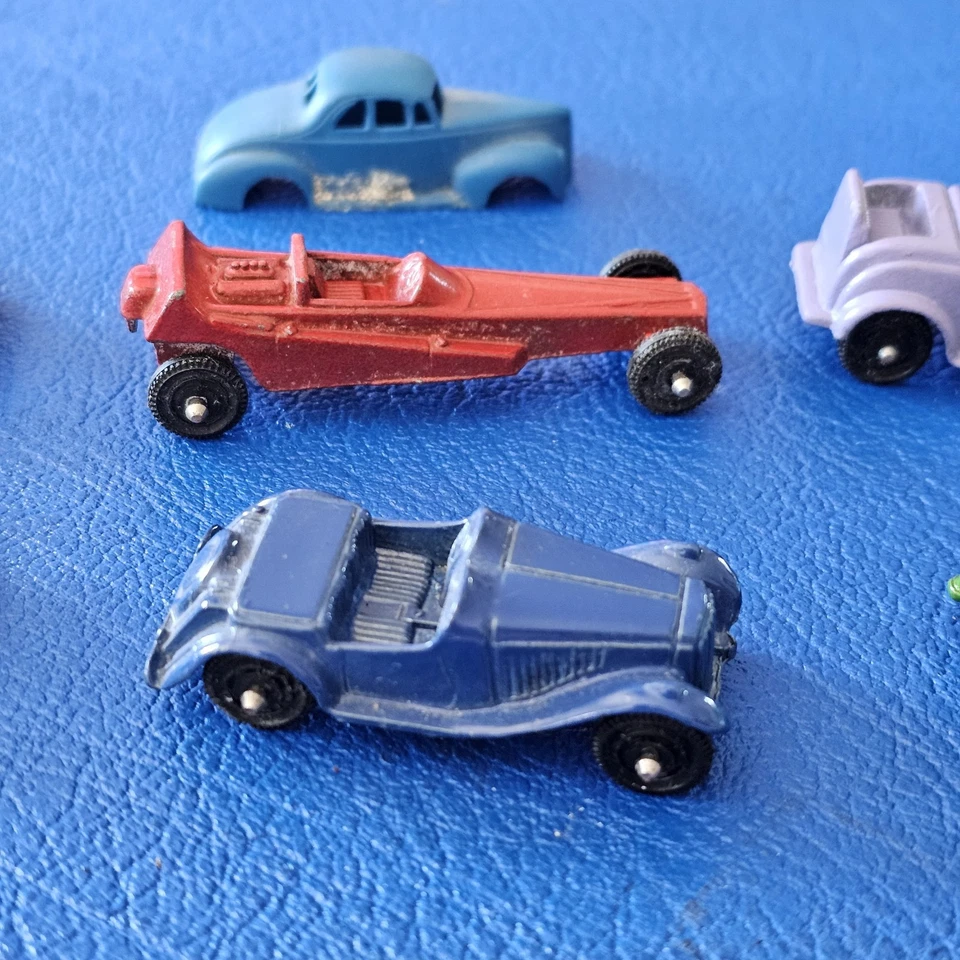 老式 TootsieToy 压铸汽车 7 件装芝加哥龙虾吉普轿跑车 Hot Rod 美国| — 第 3/4 张图片