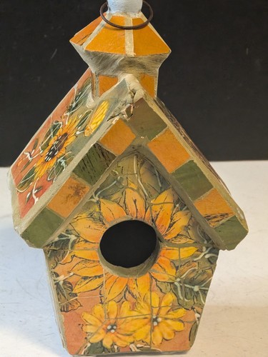 Unico raro mosaico voliera decorazione girasole 9x4x4 - Foto 9 di 11