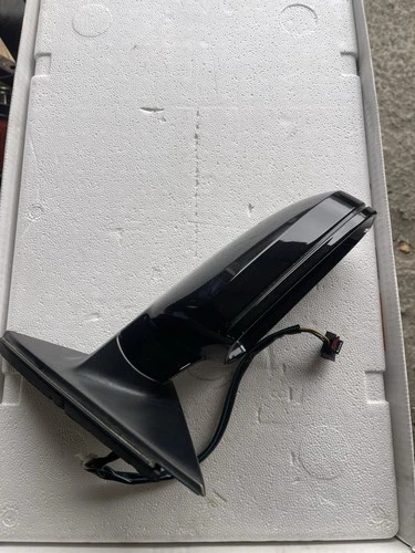 2009 2010 2011 2012 Audi A4 Right Passenger Side Mirror Black OEM