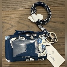 Vera Bradley Ultralight Zip ID case with matching lanyard NWT