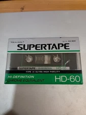Realistic Supertape HD-60 Type II Cassette Tape (Sealed)