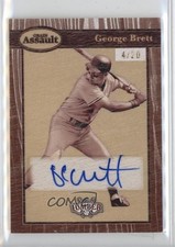 2025 Leaf Lumber Grain Assault Bronze 4/20 George Brett #GA-GB1 HOF 1g4